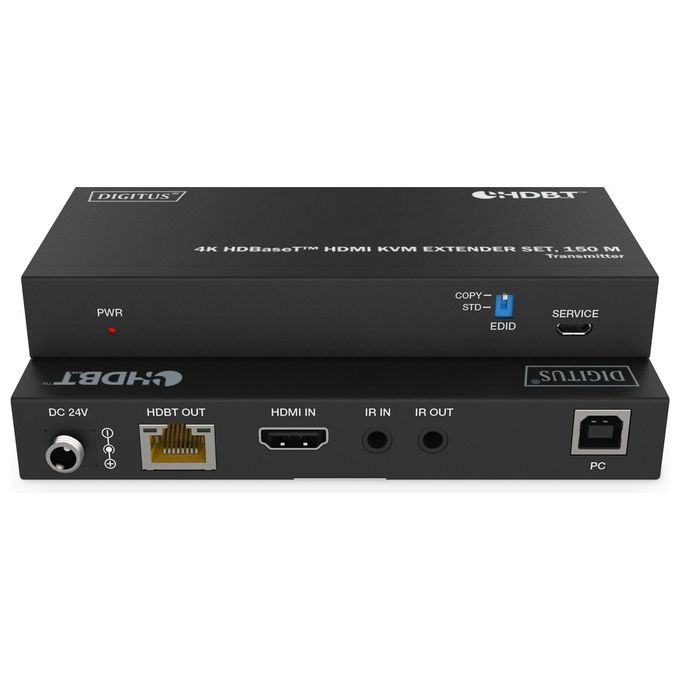 Digitus DS55522 Set Extender 4k Hdbaset Hdmi Kvm 150mt