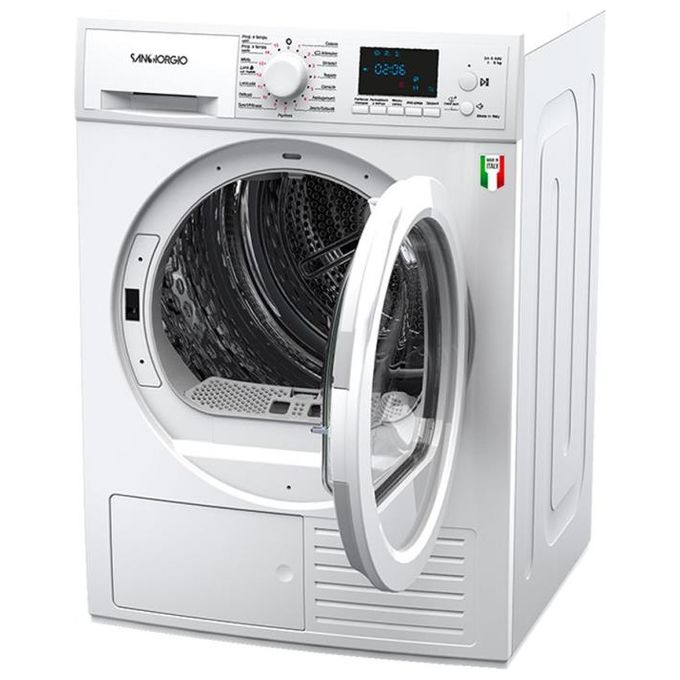 San Giorgio SDR8P Asciugatrice a Pompa di calore Classe Energetica A++ Capacita' di carico 8Kg Motore PSC