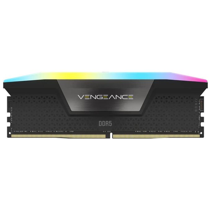 Corsair Ram Vengeance Rgb Ddr5 32Gb 2x16Gb Ddr5 6400 Cl36-48-48-104 1.35v Intel Xmp - Black