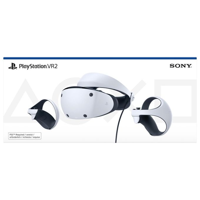 Sony Occhiali VR PlayStation VR2 Immersivi FPV Nero-Bianco