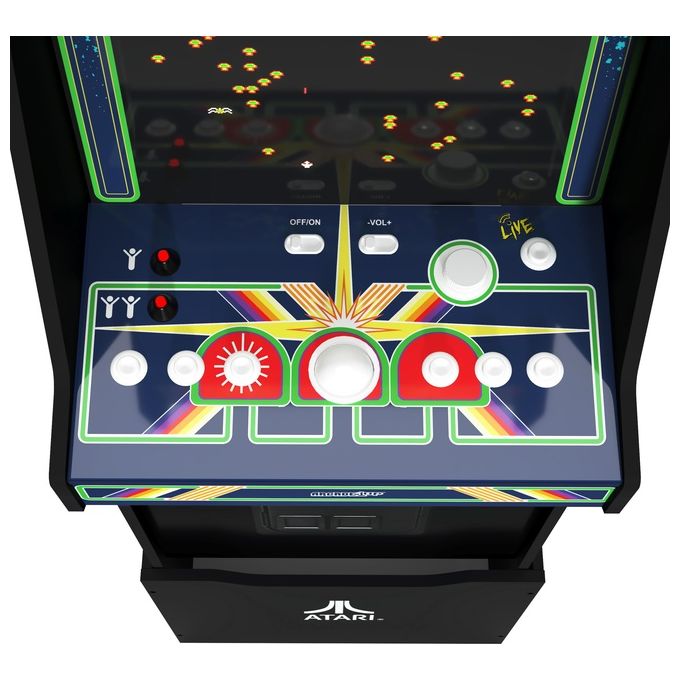 Arcade1up Console Videogioco Atari Legacy Centipede 2023 Cabinato con Alzata