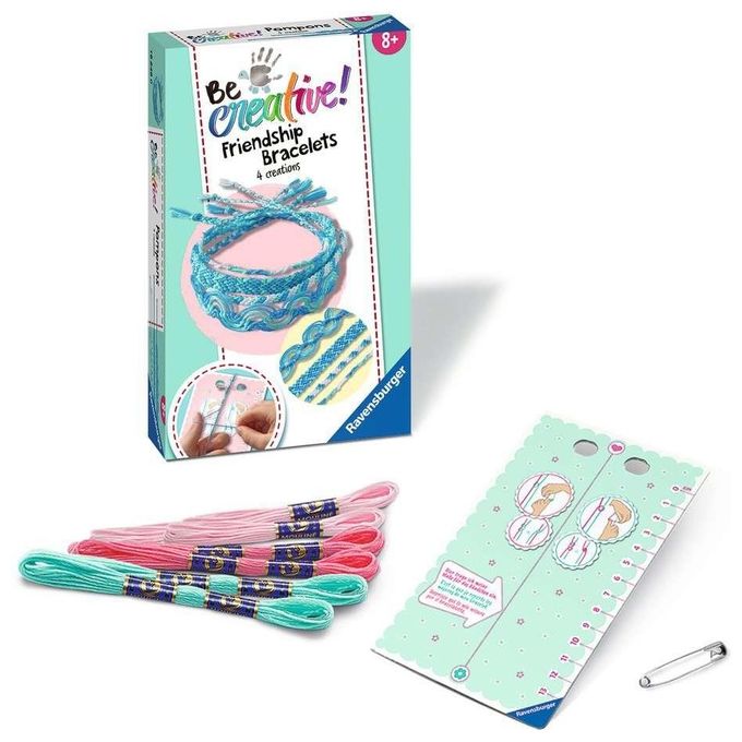 Ravensburger Gioco Creativo Be Creative Friendship Bracelets 4 Creations