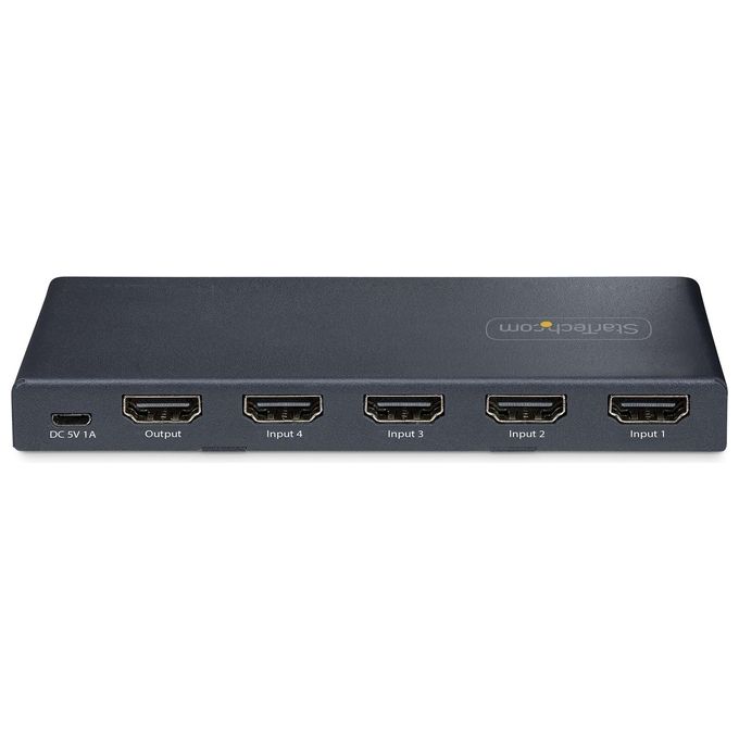 Startech.com Switch Hdmi 8k a 4 Porte Switcher Hdmi 2.1 4k 120hz Hdr10 8k 60hz Uhd Commutatore Hdmi 4 In 1