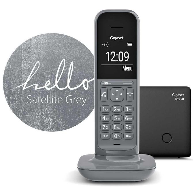 Gigaset CL390 Telefono Cordless Funzione Black List Vivavoce Display Ampio Grigio