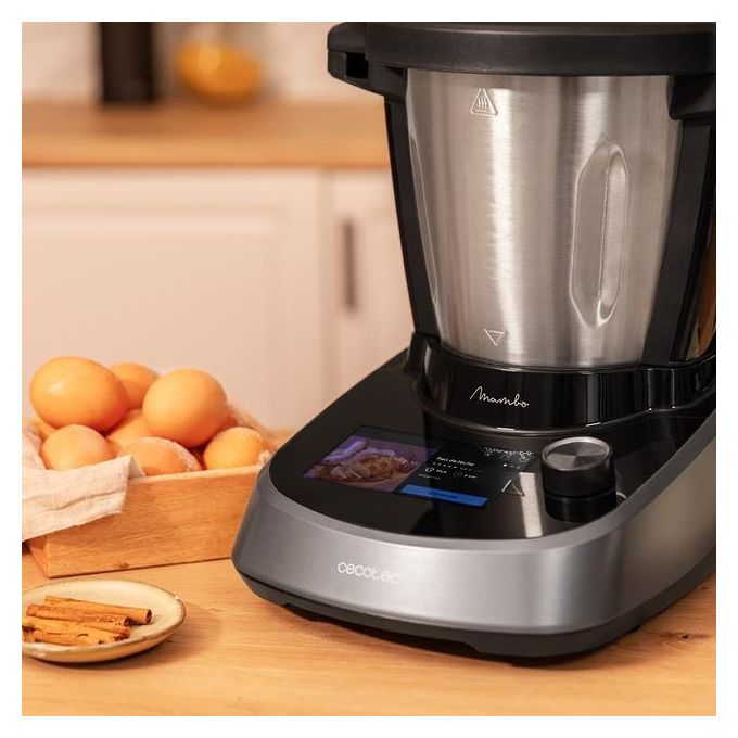 Cecotec Multicooker Mambo Touch con Caraffa Habana Robot da Cucina 1600W 3,3 Litri 37 Funzioni Inox Nero