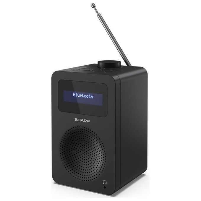 Sharp DR-430(BK) Radio Portatile DAB DAB e FM con RDS Bluetooth 5.0