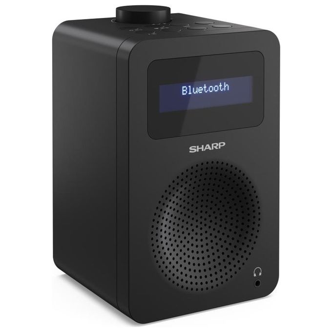 Sharp DR-430(BK) Radio Portatile DAB DAB e FM con RDS Bluetooth 5.0