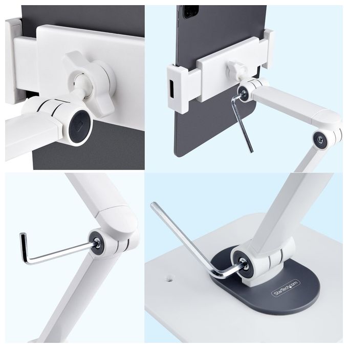 Startech.com Supporto per Tablet da Tavolo Braccio Porta Tablet Regolabile da Scrivania Capacita' 1kg