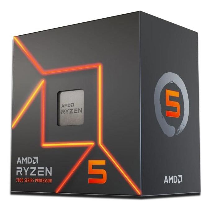 CPU AMD Ryzen 5 7600 5.2Ghz 6 CORE 38MB 65W AM5 with Wraith Stealth Cooler - Yeppon