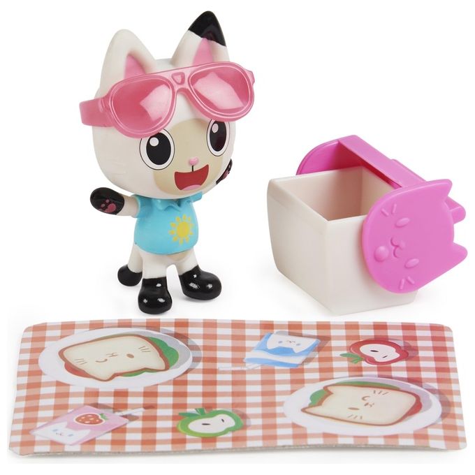 Playset Gabby's Dollhouse  La Macchina di Carlita con Pandy Paws