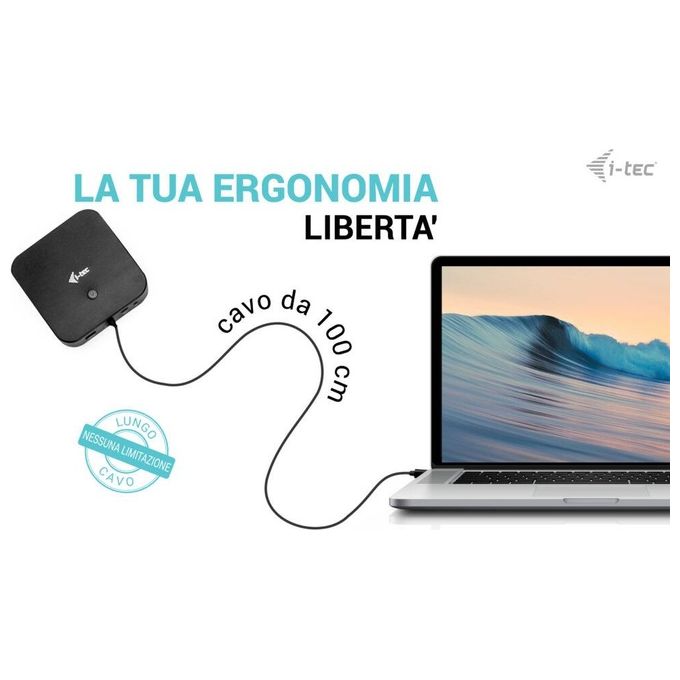 I-Tec USB-C HDMI Dual DP Docking Station con Power Delivery 100W