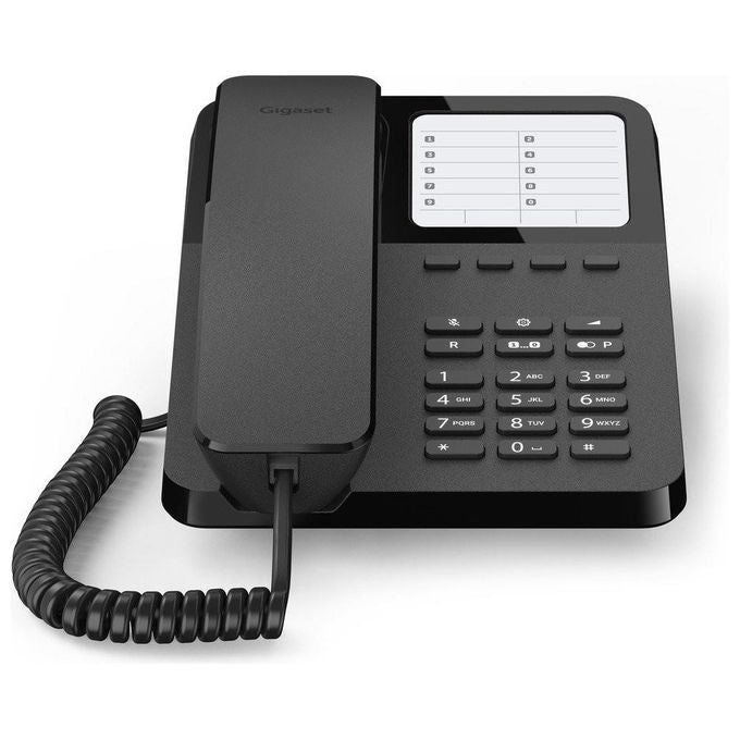 Gigaset Telefono Fisso H6538 R101 Desk Nero
