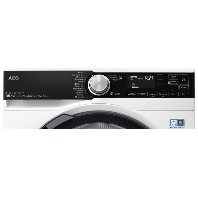 Aeg TR9T94ABYS Asciugatrice 9000 AbsoluteCare Plus ProSteam 9kg Classe Energetica A