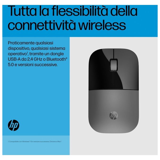 HP Z3700 Dual Silver Wireless Mouse
