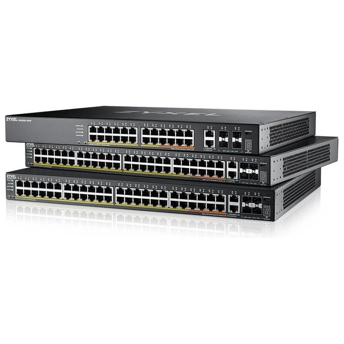 Zyxel XGS2220-30HP Switch PoE a 24 Porte GbE L3 Access con 6 Uplink 10G 400W