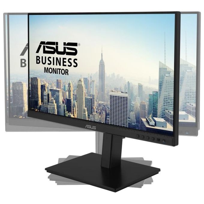 ASUS BE24ECSBT Monitor Touchscreen 24”, Full HD, Multi Touch a 10 Punti, IPS, USB-C, HDMI, DisplayPort in Serie, Altezza Regolabile, Stand Ergonomico, Tecnologia Eye Care e Anti-Sfarfallio, Nero