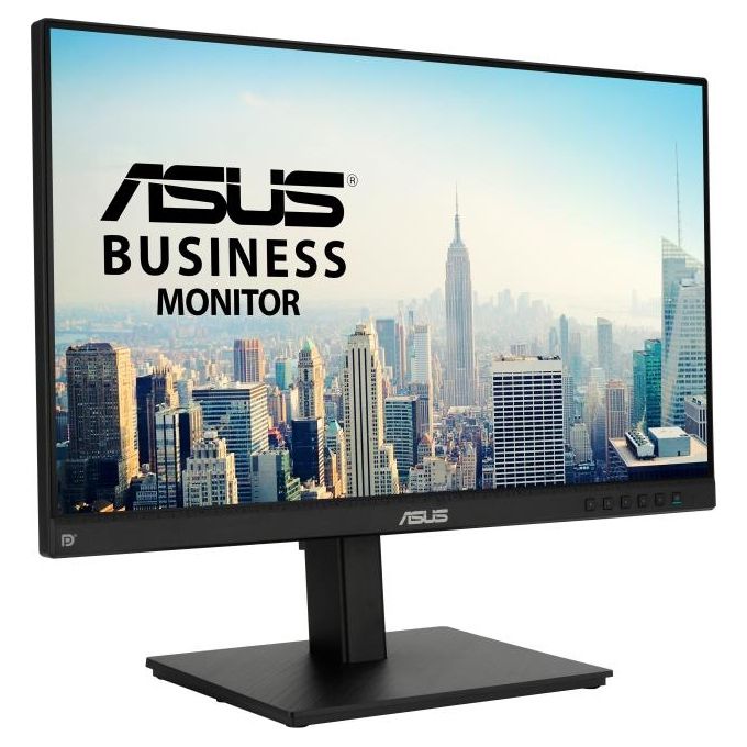 ASUS BE24ECSBT Monitor Touchscreen 24”, Full HD, Multi Touch a 10 Punti, IPS, USB-C, HDMI, DisplayPort in Serie, Altezza Regolabile, Stand Ergonomico, Tecnologia Eye Care e Anti-Sfarfallio, Nero