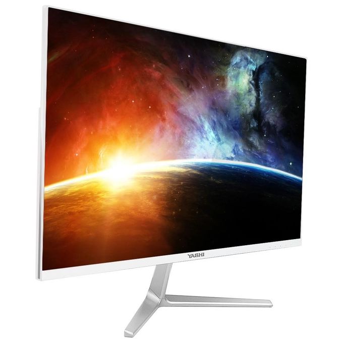 Yashi YZ2711 Monitor Pc 27'' Wide Ips Pioneer Slim 1920x1080 Bianco