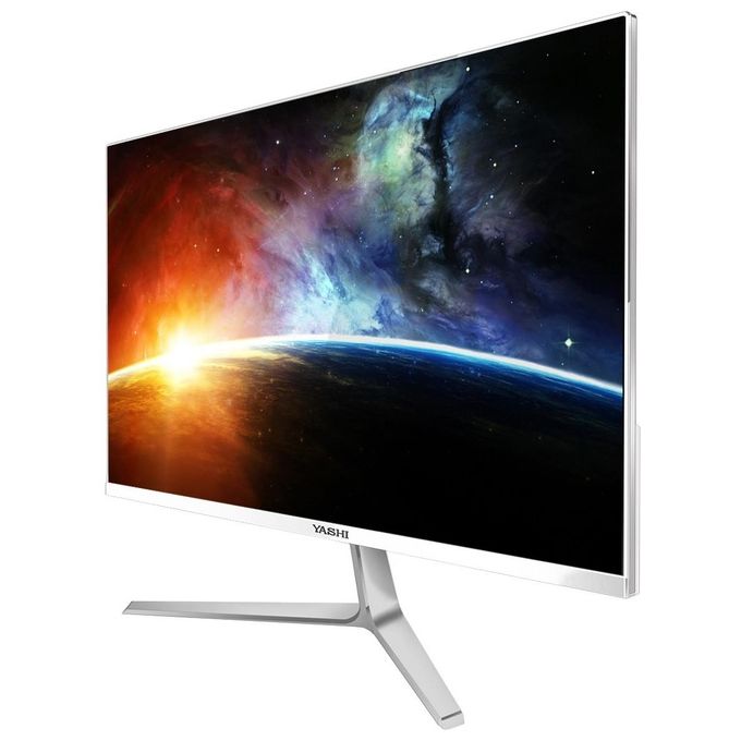 Yashi YZ2711 Monitor Pc 27'' Wide Ips Pioneer Slim 1920x1080 Bianco