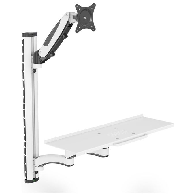 Digitus Supporto da Muro per Posto di Lavoro Monitor- Tastiera e Mouse