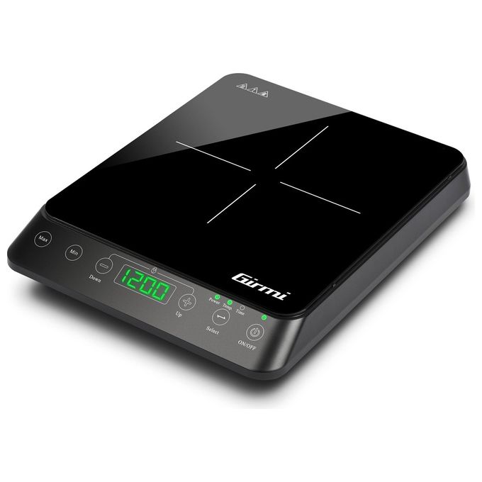 Girmi PI04 Piastra a Induzione Singola 2000 Watt 10 Potenze Nero