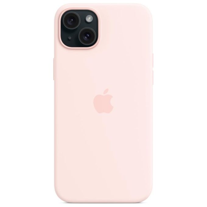 Apple Custodia MagSafe in Silicone per iPhone 15 Plus Rosa Confetto ​​​​​​​