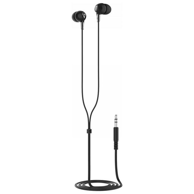 V7 HA200 Wired Earbud Binaural Stereo Earphone Nero