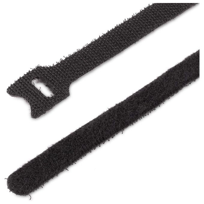 Startech.com Fascette Fermacavi a Strappo da 15cm Confezione da 50 Pezzi Nero