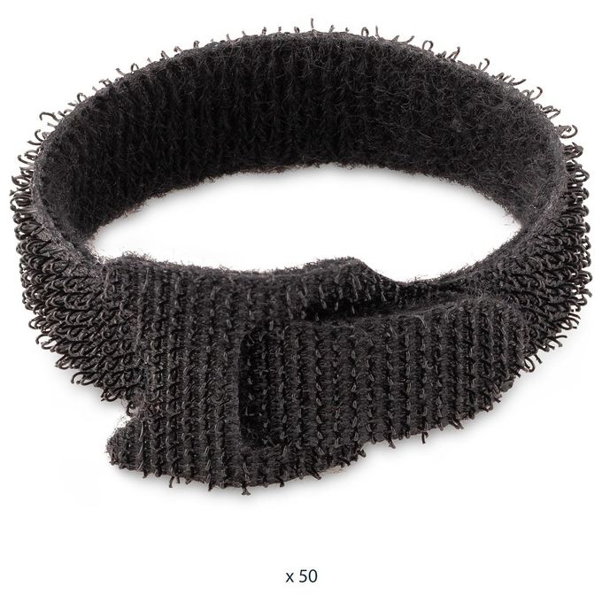 Startech.com Fascette Fermacavi a Strappo da 15cm Confezione da 50 Pezzi Nero