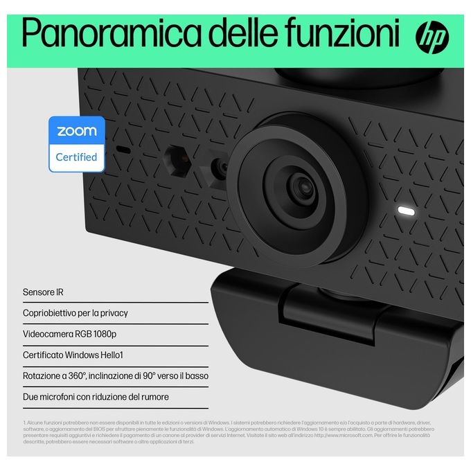 HP Webcam Full Hd 620