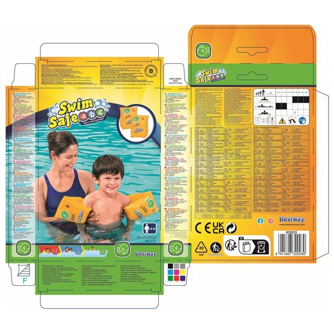 Bestway Braccioli Swim Safe Abc Sep C Giallo