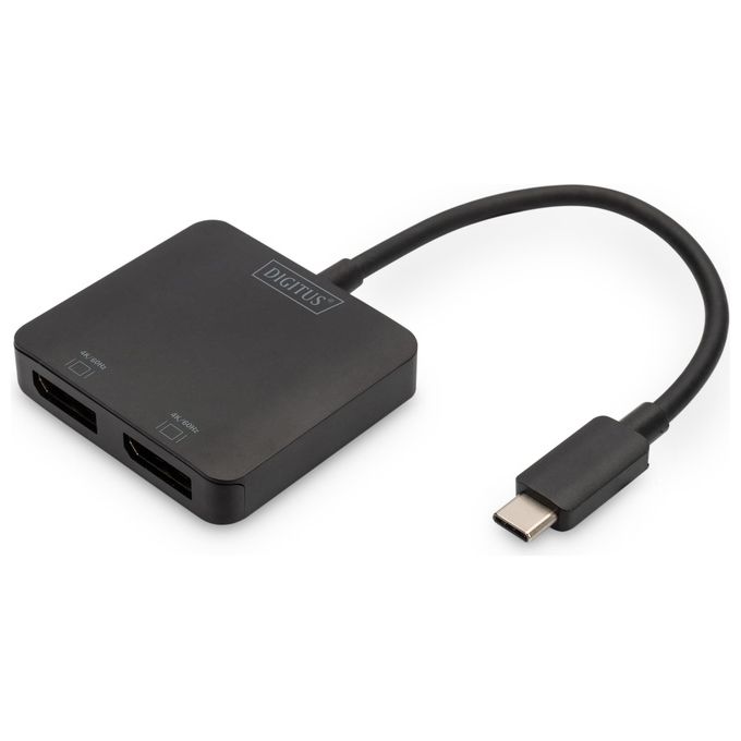 Digitus Hub Video Mst a 2 Porte Usb-C - 2 Displayport