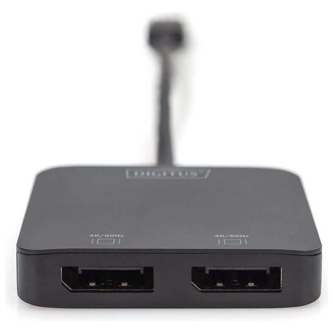Digitus Hub Video Mst a 2 Porte Usb-C - 2 Displayport