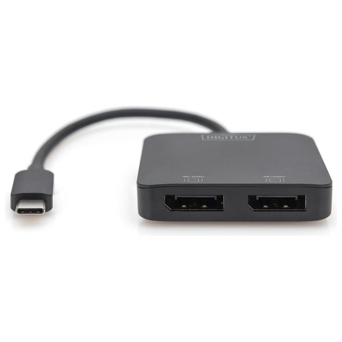 Digitus Hub Video Mst a 2 Porte Usb-C - 2 Displayport