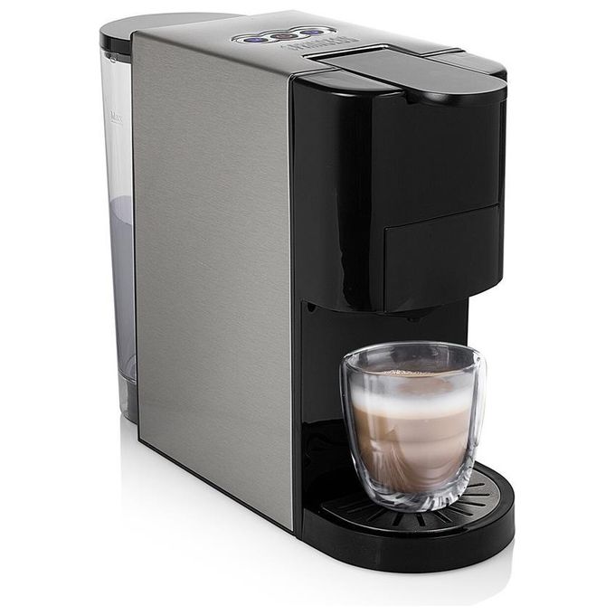 Princess 249451 Macchina da Caffe' Multi Capsule Compatibile con Caffe' Macinato Capsule Nespresso A Modo Mio Dolce Gusto e Cialde ESE