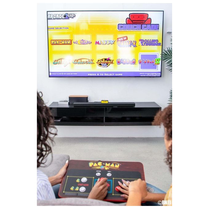Arcade1up Console Videogioco Pac-Man Couchcades 10 Giochi