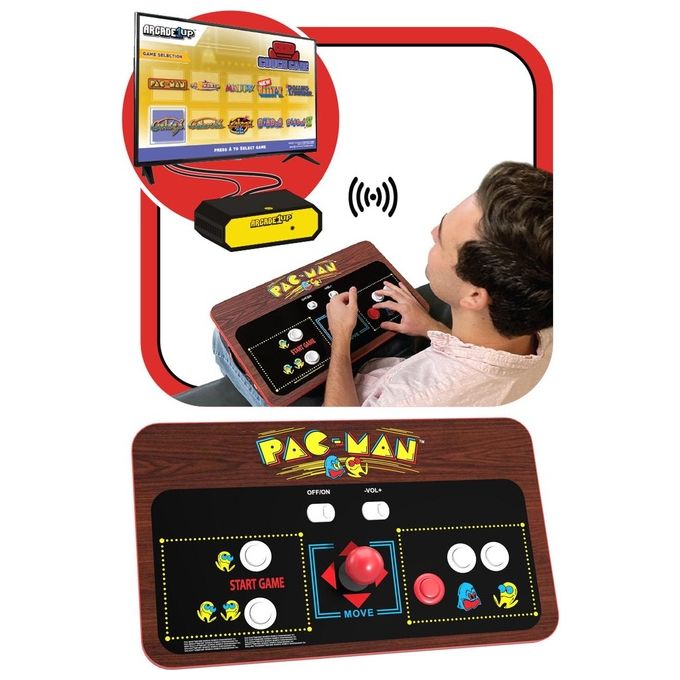 Arcade1up Console Videogioco Pac-Man Couchcades 10 Giochi