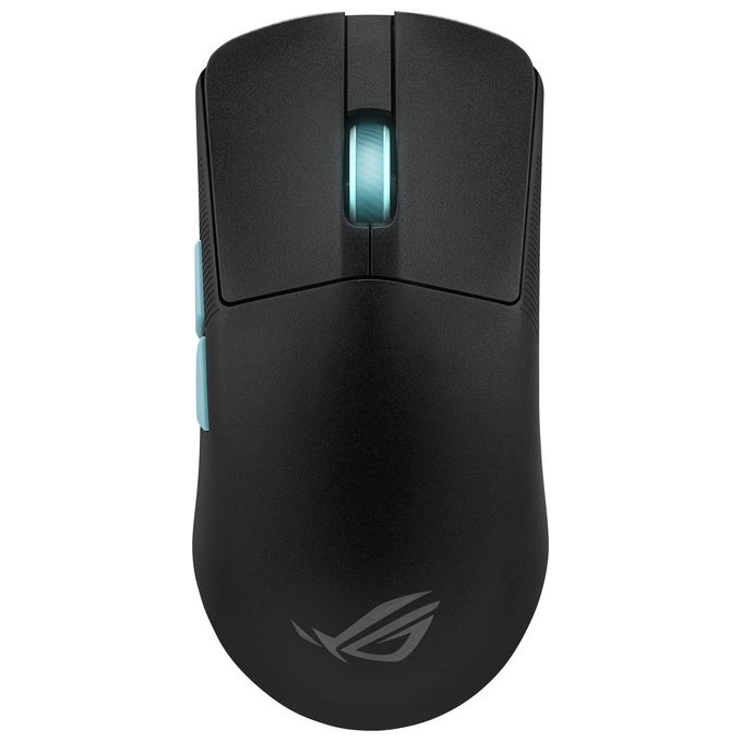 ASUS ROG Harpe Ace Aim Lab Edition Mouse Gaming, Super Leggero, 36000 dpi, Wireless 2.4 GHz, Bluetooth, Bassa Latenza, USB, Batteria a Lunga Durata, Illuminazione RGB Aura Sync