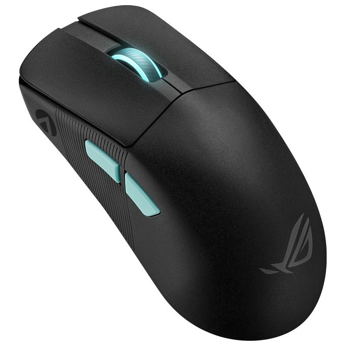 ASUS ROG Harpe Ace Aim Lab Edition Mouse Gaming, Super Leggero, 36000 dpi, Wireless 2.4 GHz, Bluetooth, Bassa Latenza, USB, Batteria a Lunga Durata, Illuminazione RGB Aura Sync
