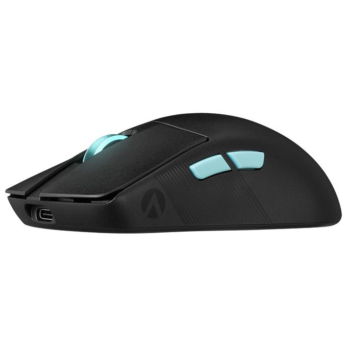 ASUS ROG Harpe Ace Aim Lab Edition Mouse Gaming, Super Leggero, 36000 dpi, Wireless 2.4 GHz, Bluetooth, Bassa Latenza, USB, Batteria a Lunga Durata, Illuminazione RGB Aura Sync