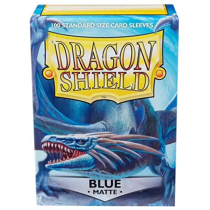 Dragon Shield Bustine Standard Matte Blue 100 Pezzi