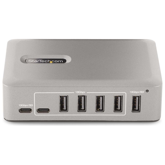 Startech.com Hub Usb-C 3.0 A 10 Porte Multipresa Usb Type-c con Cavo di Bloccaggio Certificato Usb-if da 1mt