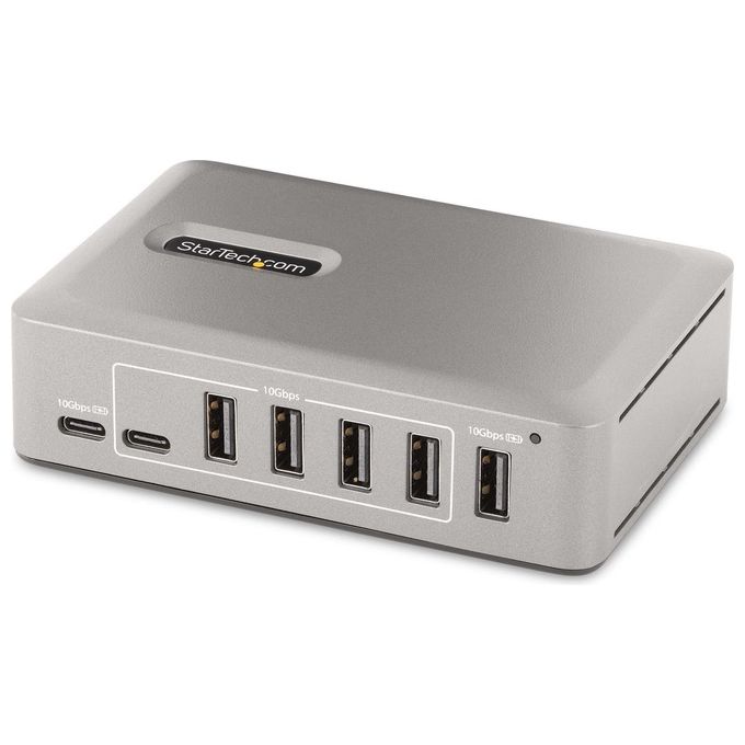 Startech.com Hub Usb-C 3.0 A 10 Porte Multipresa Usb Type-c con Cavo di Bloccaggio Certificato Usb-if da 1mt
