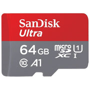 SanDisk Ultra 64Gb microSDXC + SD Adapter up to 140MB-s UHS-I Classe 10