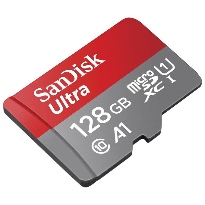 SanDisk Ultra 128GB MicroSDXC + SD Adapter Up to 140MB-s UHS-I Classe 10