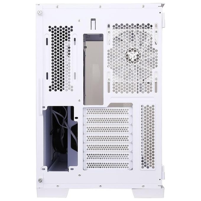 Itek DARK CAVE Case Gaming Tower ATX 4x12cm ARGB Fan 2xUsb 3.0 Type-C Side e Front Panel Temp Glass White Edition