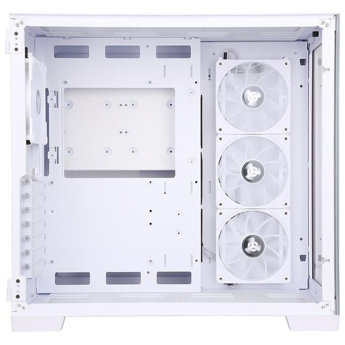 Itek DARK CAVE Case Gaming Tower ATX 4x12cm ARGB Fan 2xUsb 3.0 Type-C Side e Front Panel Temp Glass White Edition