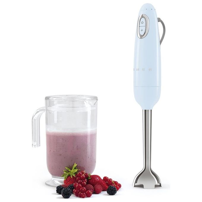 Smeg HBF02PBEU Estetica 50's Style Frullatore a Immersione Potenza 700 W Azzurro