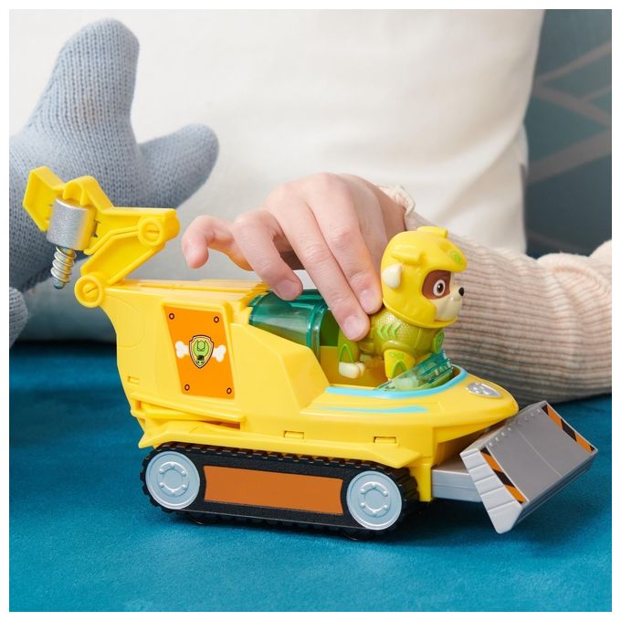 Spin Master Personaggio Paw Patrol Rubble con Veicolo Aqua Pups