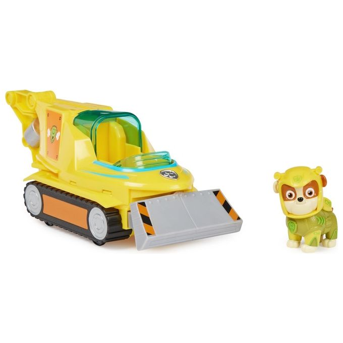 Spin Master Personaggio Paw Patrol Rubble con Veicolo Aqua Pups